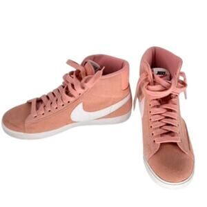 Nike Blazer Mid Vintage Suede Coral Stardust Pink Sneakers size 7